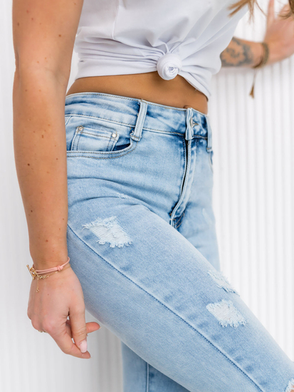 Kék női push-up farmernadrág Bolf L82-5