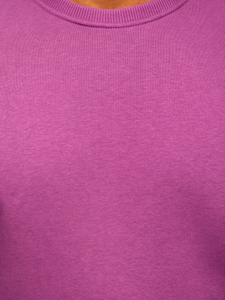 Vastag férfi melegítőfelső kapucni nélkül lila színben Bolf 2001