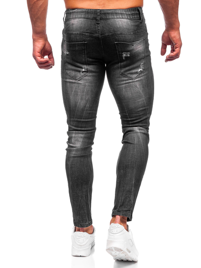Férfi slim fit farmernadrág fekete színben Bolf MP005N