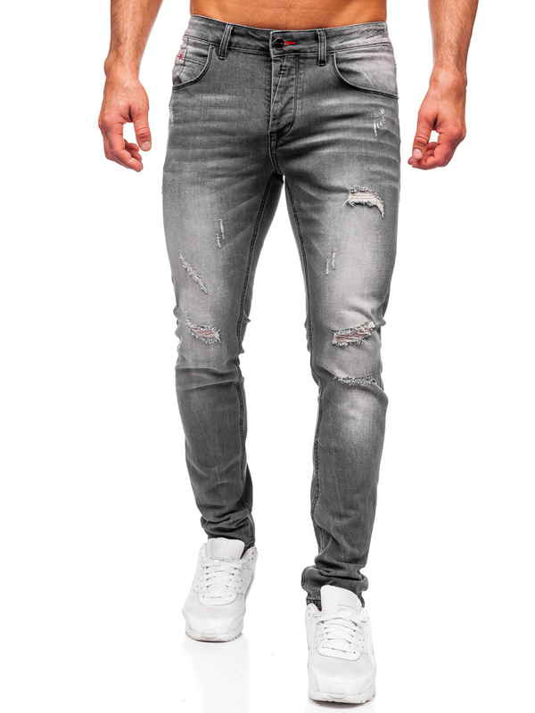 Fekete férfi slim fit farmernadrág Bolf MP0054N