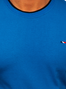 Kék férfi t-shirt Bolf 14316