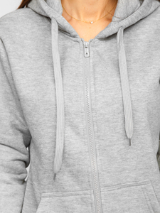 Szürke színű kétrészes női melegítő együttes Bolf 0003