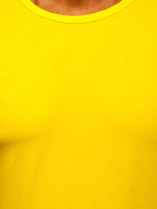 Férfi tank-top minta nélkül sárga-neon Bolf 99001