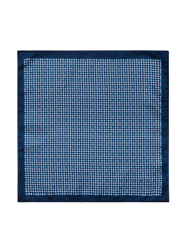 Férfi díszzsebkendő gránátkék színben Bolf PO21