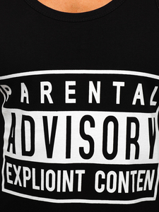 Mintás tank-top bokszoláshoz fekete színben Bolf 14855