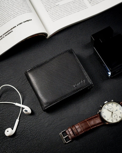 Fekete színű férfi bőr pénztárca 13967
