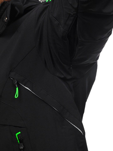 Férfi téli sídzseki fekete-zöld Bolf 1910