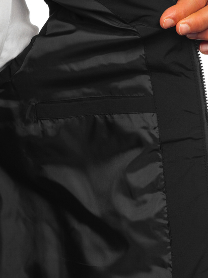 Fekete steppelt férfi mellény Bolf 31M5062