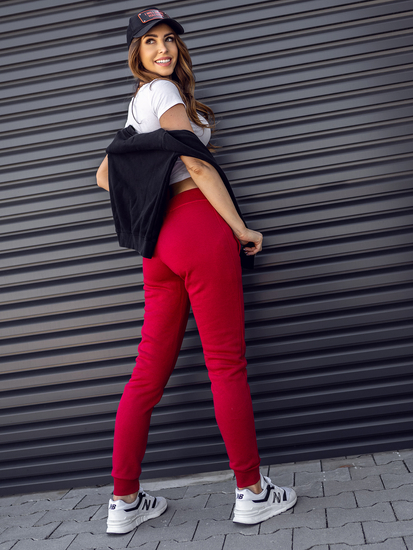 Bordó női melegítő nadrág Bolf CK-01B