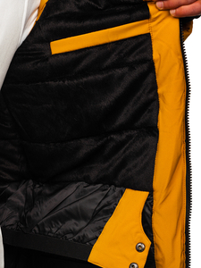 Téli férfi sídzseki camel színben Bolf 6576