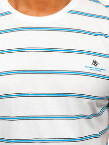 Férfi póló fehér színben Bolf 14952