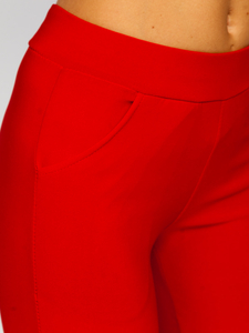 Női leggings piros színben Bolf YW01056