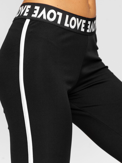 Női leggings fekete színben Bolf 20488