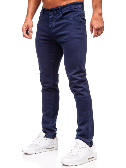 Sötétkék farmer nadrág férfi slim fit Bolf MP0160BS