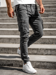 Férfi katonai jogger nadrág grafit Bolf 8983