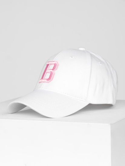 Fehér színű siltes sapka Bolf CZ06