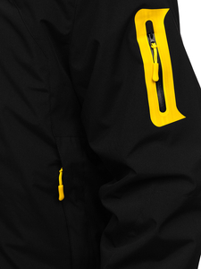 Fekete férfi sportos tavaszi-téli dzseki 2 az 1-ben Bolf 5M3263