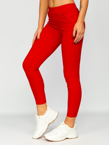 Női leggings piros színben Bolf YW01056
