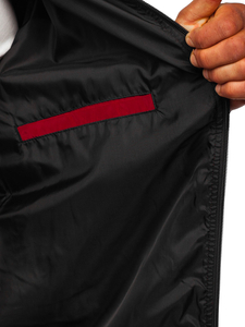 Átmeneti férfi dzseki bordó színben Bolf W3908