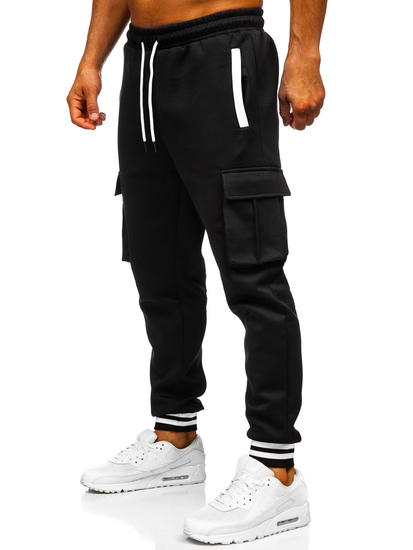 Fekete férfi melegítő Bolf 27C6505