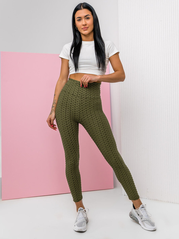 Khaki női leggings Bolf YW88024