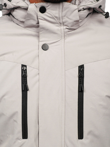 Szürke férfi téli dzseki Bolf 22M320