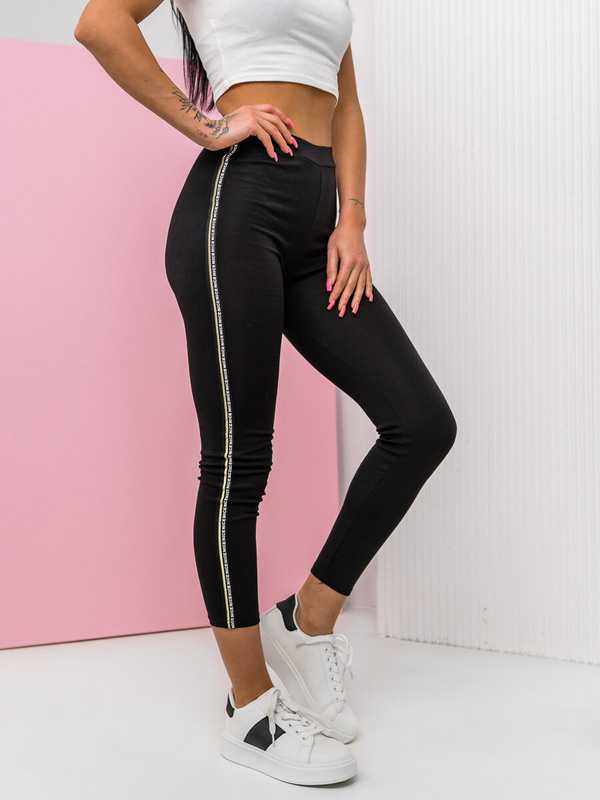 Női leggings fekete színben Bolf W6997