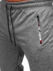 Férfi jogger nadrág antracitszürke színben Bolf JX5006