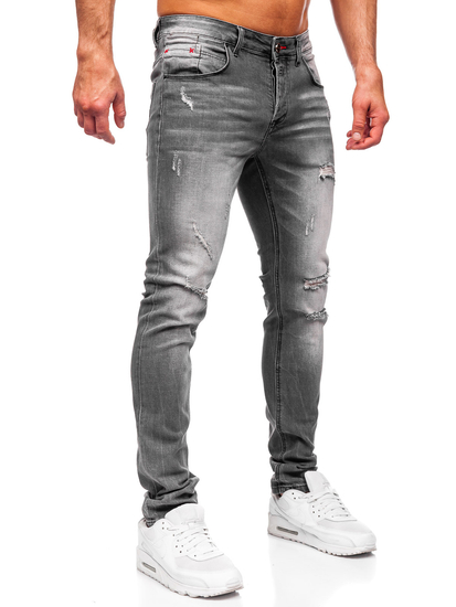 Fekete férfi slim fit farmernadrág Bolf MP0054N