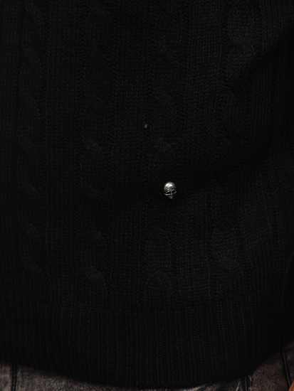 Férfi pulóver fekete színben Bolf MM6021