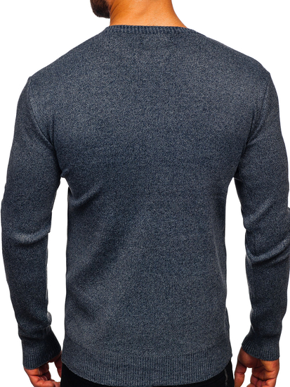 Férfi pulóver gránátkék színben Bolf S8165