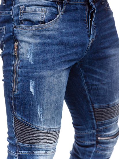 Sötétkék férfi regular fit farmer Bolf MP007BS