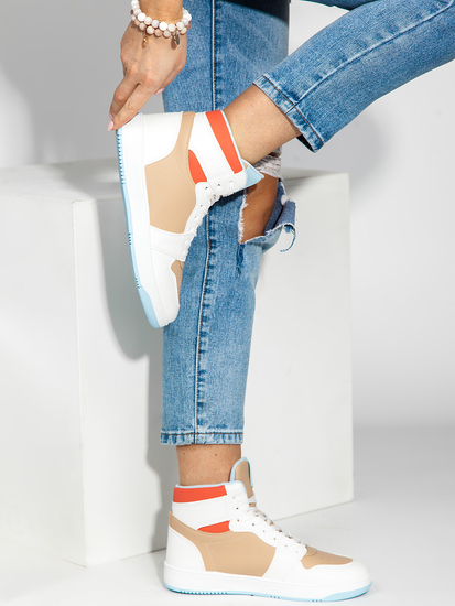 Bézs színű női sneaker Bolf B527