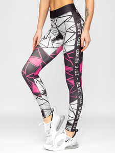 Női leggings rózsaszín színben Bolf 20432