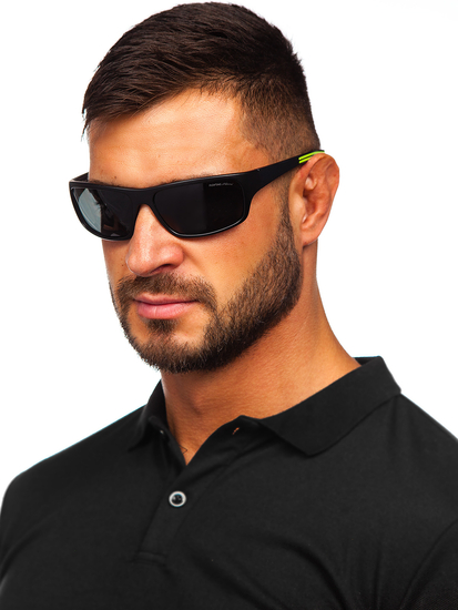 Napszemüveg fekete-zöld színben Bolf MIAMI8