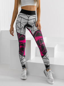 Női leggings rózsaszín színben Bolf 20432