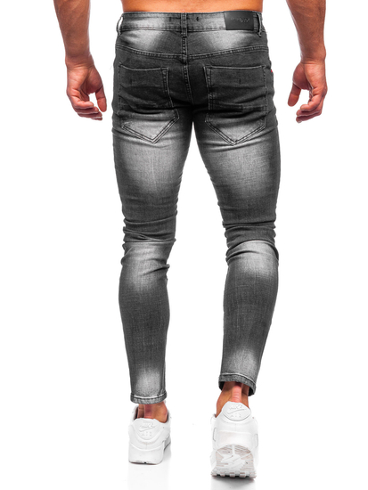 Férfi slim fit farmernadrág fekete színben Bolf MP0024N