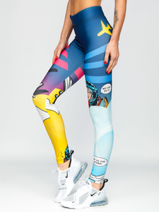 Női leggings multicolor Bolf 20938