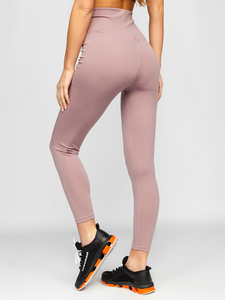 Világoslila női leggings Bolf HH040