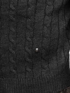 Férfi pulóver grafit színben Bolf MM6021