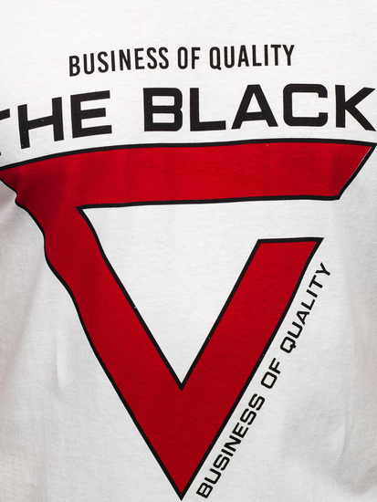 Mintás tank-top fehér színben Bolf 14816