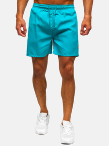 Kék rövid férfi fürdőnadrág Bolf QD29