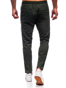 Férfi jogger vászonnadrág khaki színben Bolf 0013