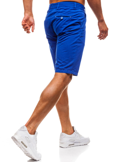 Férfi pamut rövidnadrág Kék Bolf 3026