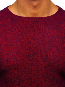 Férfi pulóver bordó Bolf 8529