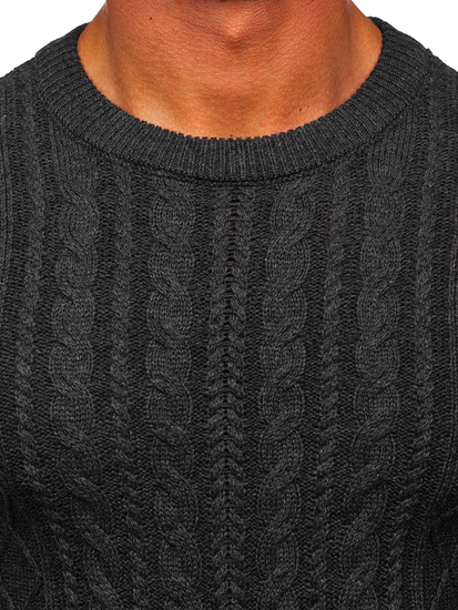 Férfi pulóver grafit színben Bolf MM6010