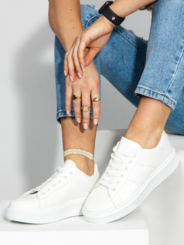 Fehér színű női sneaker Bolf 956
