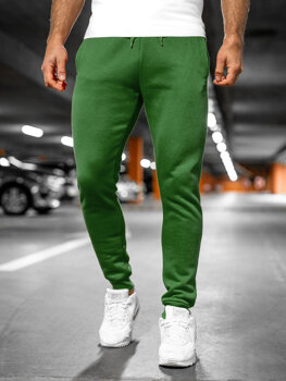 Férfi jogger nadrág zöld színben Bolf XW01
