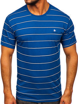 Férfi póló kék színben Bolf 14952