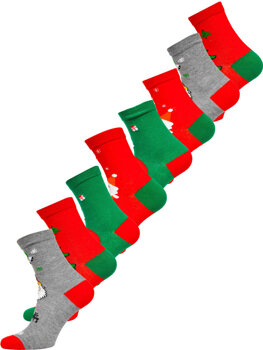 Karácsonyi női zokni multicolor Bolf M7-4P 4 PACK